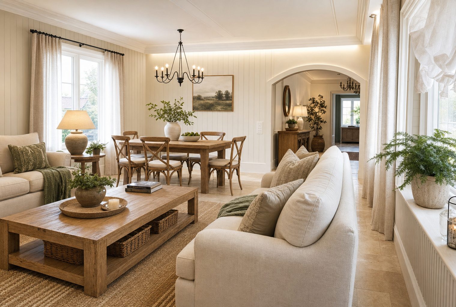 Einrichtungsvorschlag modernes Landhaus